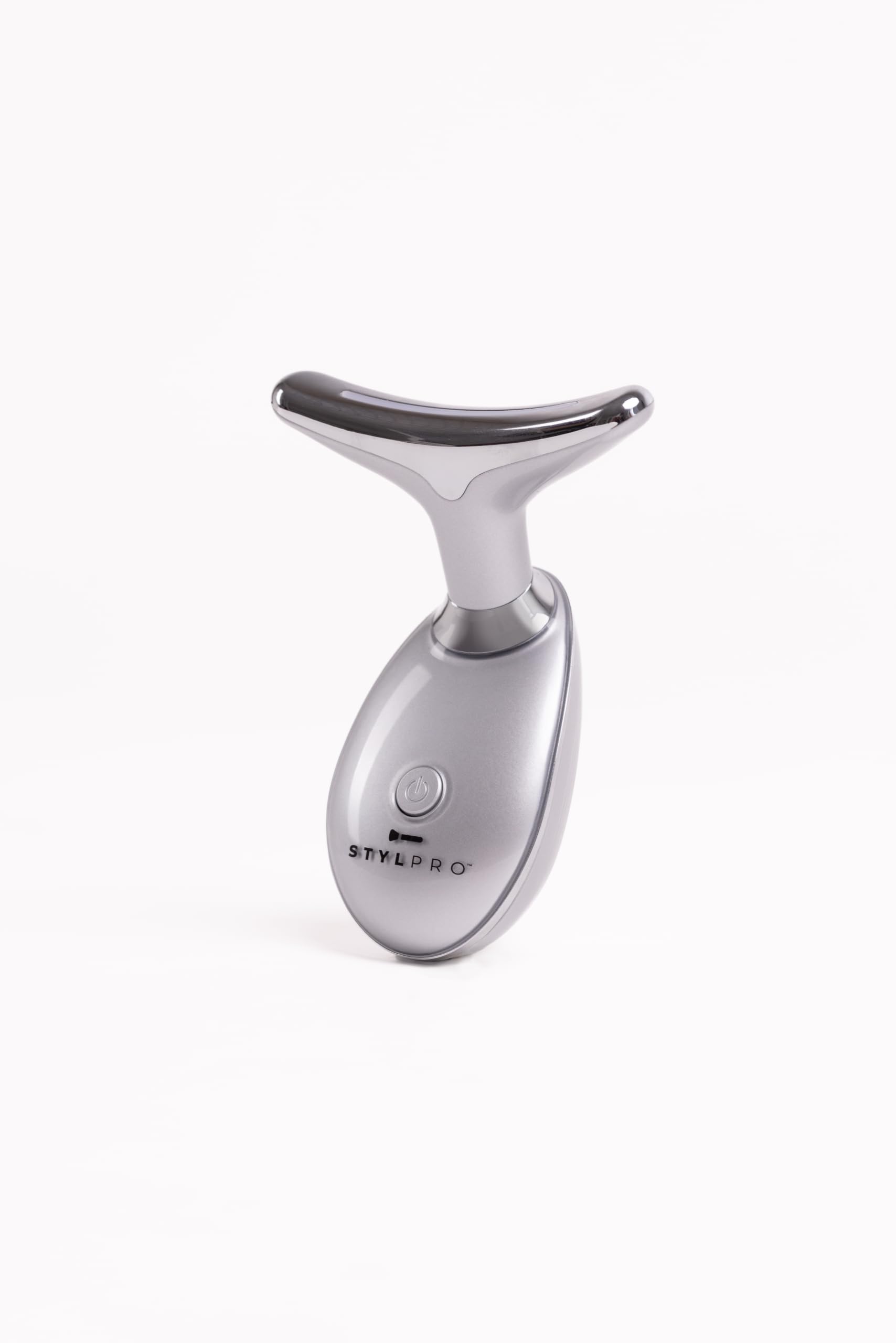 STYLPRO Fabelhaft festeres LED-Gesichts- und Nackenmassagegerät – LED-Lichttherapie zur Hautstraffung, Lifting, Kollagenverstärkung, Faltenreduzierung und Straffung