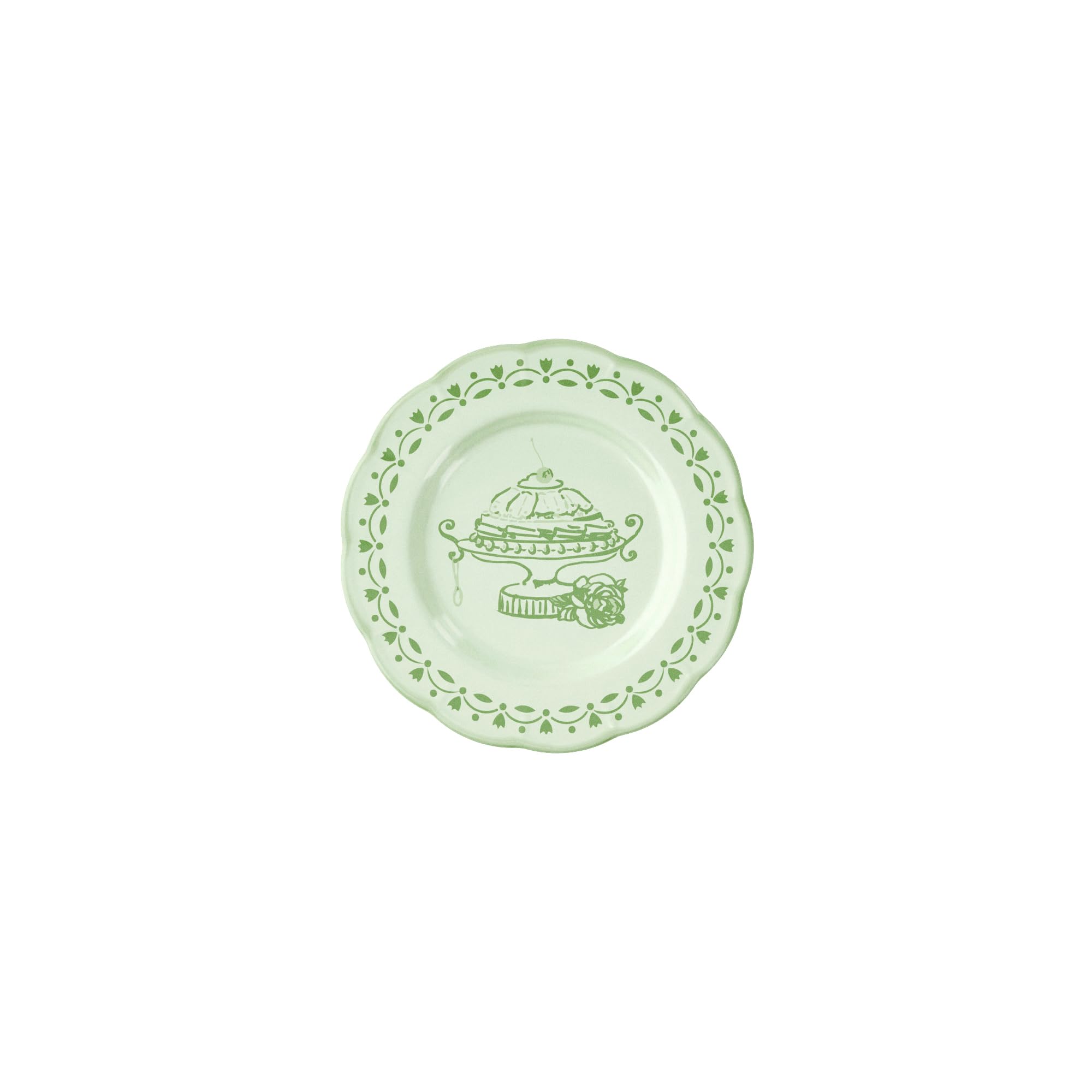 Guzzini - Melamine Dessert Plate Josephine 'Table Decor' (Powder Green)