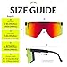 Pit Viper Sunglasses I The Original 2.0 I Regular Fit I HDPV Polarized Lens, Indestructible Frame I Turbo Adjustable for Perfect Fit I Micro Fiber Bag & Retainer Straps I Rainbow Lens, Black Frame