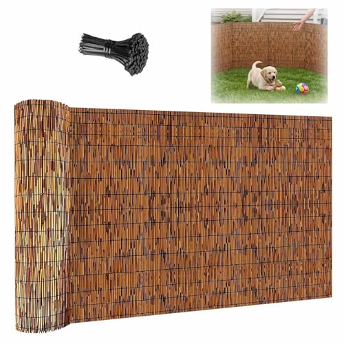 Genérico Valla De Caña Natural para su Jardín, 90 100 110 120 130 140 150 160 180cm Valla Decorativa de Cañizo para el Balcón, Rollo de Caña Tejida Vallas Decorativas para Patio y Terraza