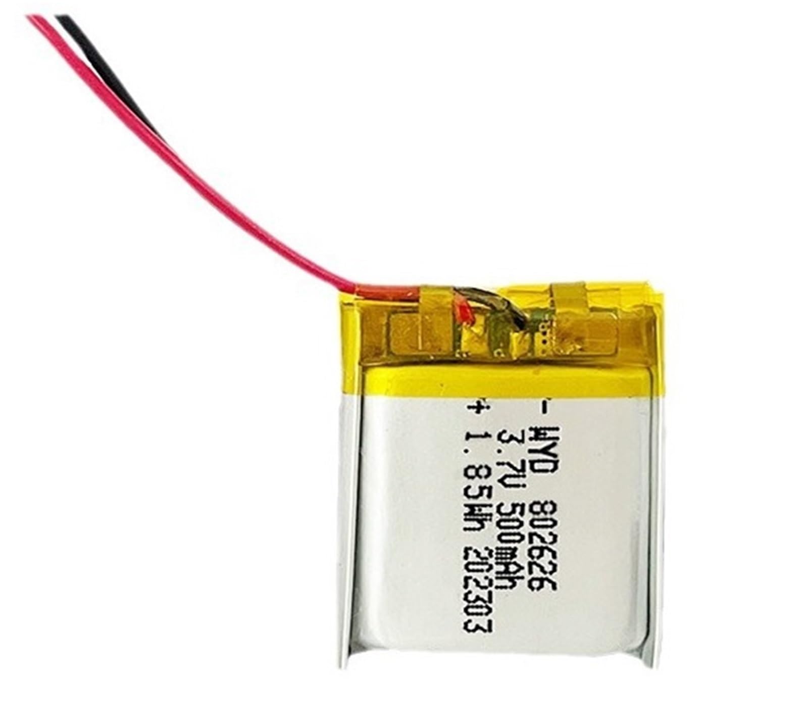 802626 500mAh 3,7V 1 PIÈCES