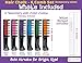 Bright Seed Hair Chalk For Girls Washable, Temporary Hair Color, Paint & Dye for Kids, Makeup Kit of 6 colors, Great Toy & Birthday Gifts for Kids Age 5 6 7 8 9 10 11 12 13, Craft for Tween & Teen