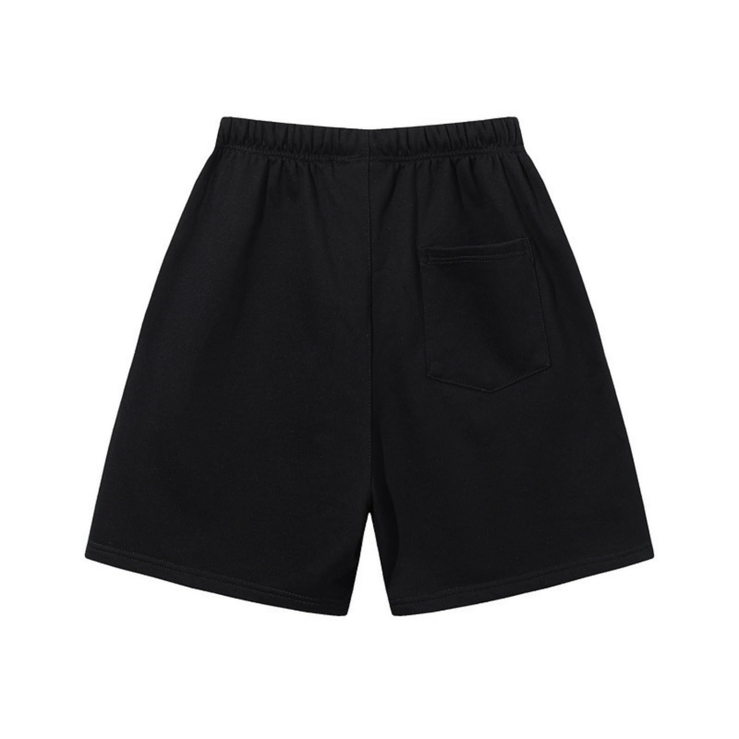 Pantaloncini da uomo in cotone con stampa con lettere, elastico in vita, joggers per palestra e allenamento in jersey, pantaloncini con coulisse e tasche