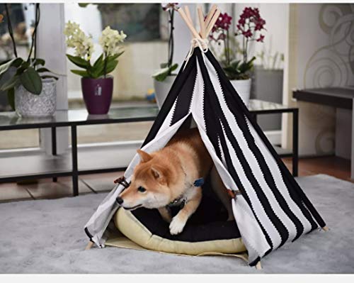 little dove Cama para perro tipi, tienda de campaña para mascotas, casa para perro y gato (con...
