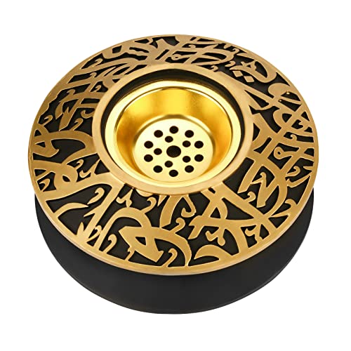 Terschelling Frankincense Resin Incense Burner, Incense Censer, Bakhoor Burner, Portable Charcoal Incense Burner - For Office & Home Decor (Black) #TOP6