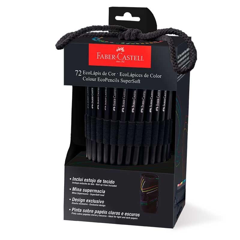 Lápis Colorido 72 Cores Supersoft - Faber Castel