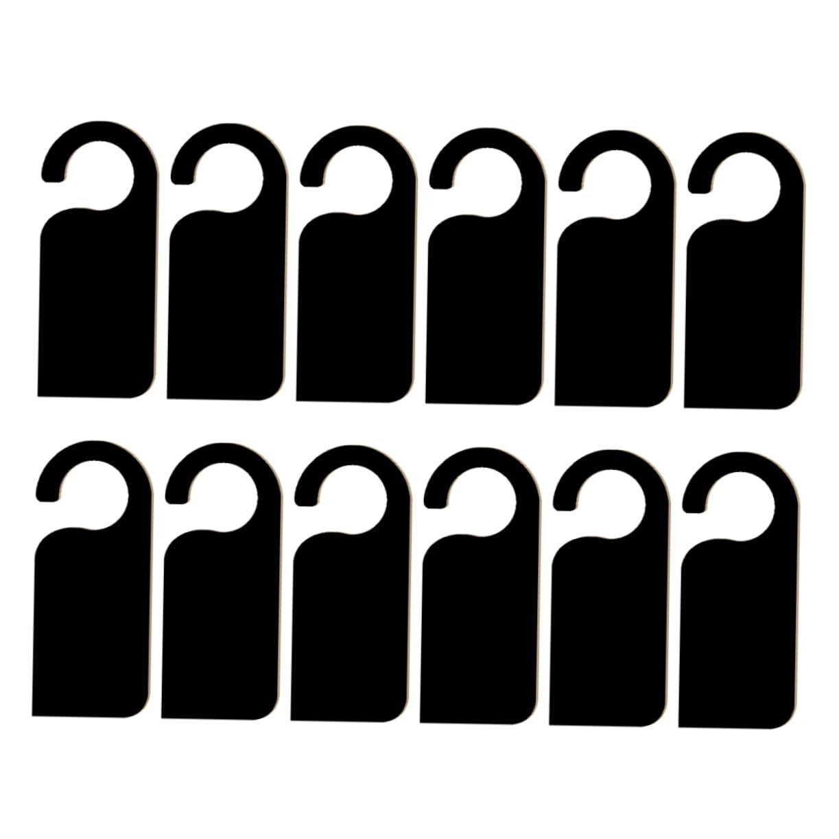 Alipis 12 Pack of Creative Doorplate: Blackboard Door Hanger Wooden Sign for Home Office School