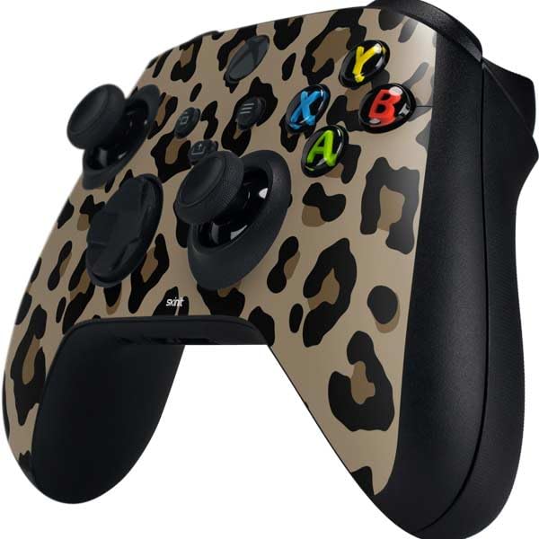 Xbox 360 Slim Vinyl Decal Skin - Cheetah Leopard Print For Console And 2 Controllers