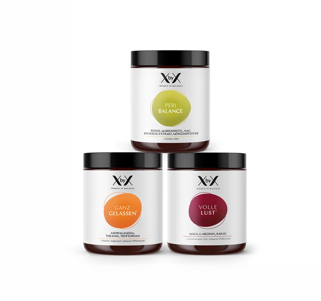 XbyX Peri Balance, Ganz Gelassen & Volle Lust - 3er Set - Vegan