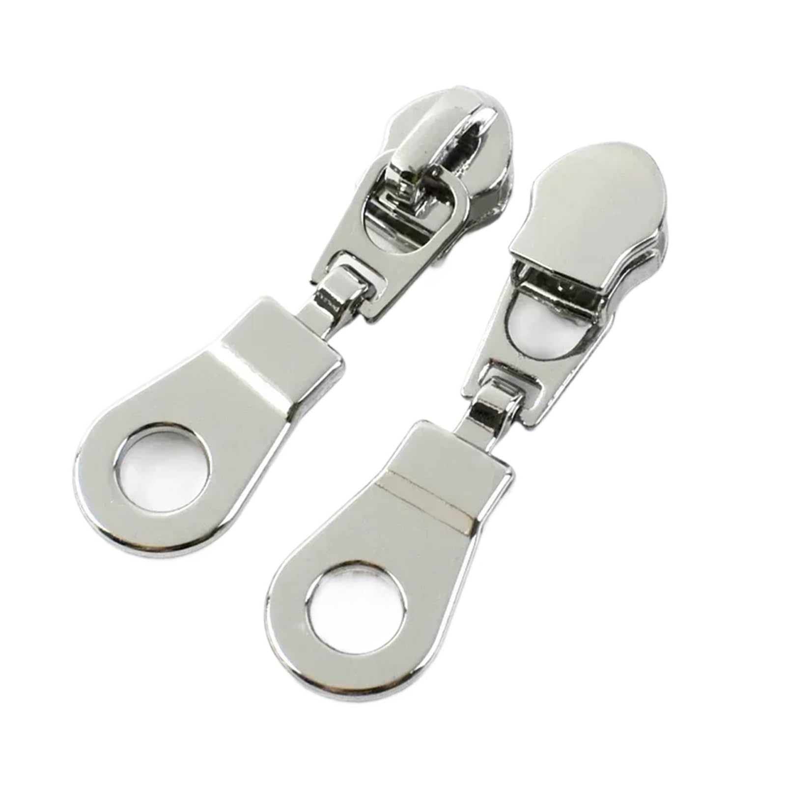Lot de 50 fermetures éclair en nylon 5# - Accessoires de couture - Argenté