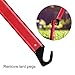 VGEBY1 Tent Hammer, 3 Colors Portable Aluminium Alloy Handle Outdoor Camping Hammer Tent Peg Stake Extractor Puller(Red)