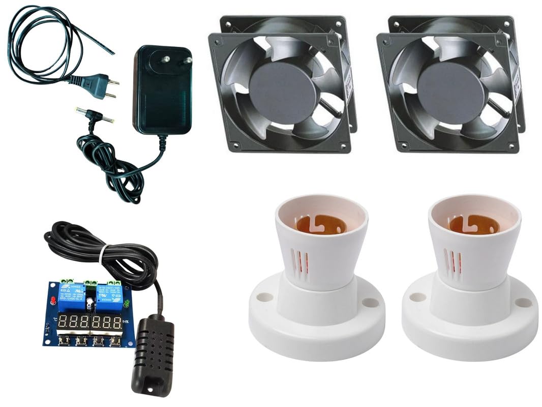 HUMBE&CO-Digital XH-M452 controller 2 fan 2 holder 1 Adapter 1, 2 pin DIY-image-36