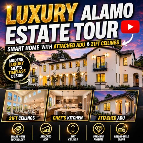 Luxury Alamo Estate Tour | Smart Home with ADU & 21ft Ceilings