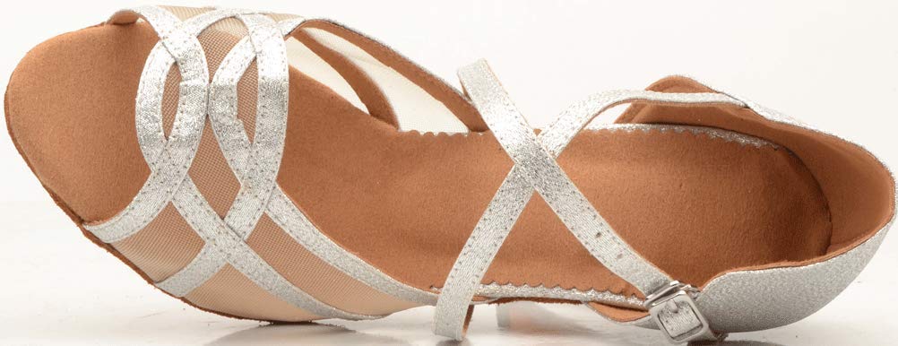 Scarpe da ballo da donna, con tacco personalizzato, per sala da ballo latina Rumba