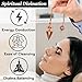 Amazing Gemstone Healing Metal Pendulums for Divination, Copper Cone with Ring Plate Steel Copper Pendulum High Energy Pendulo de Bronce Pendulos de Mesa MP58