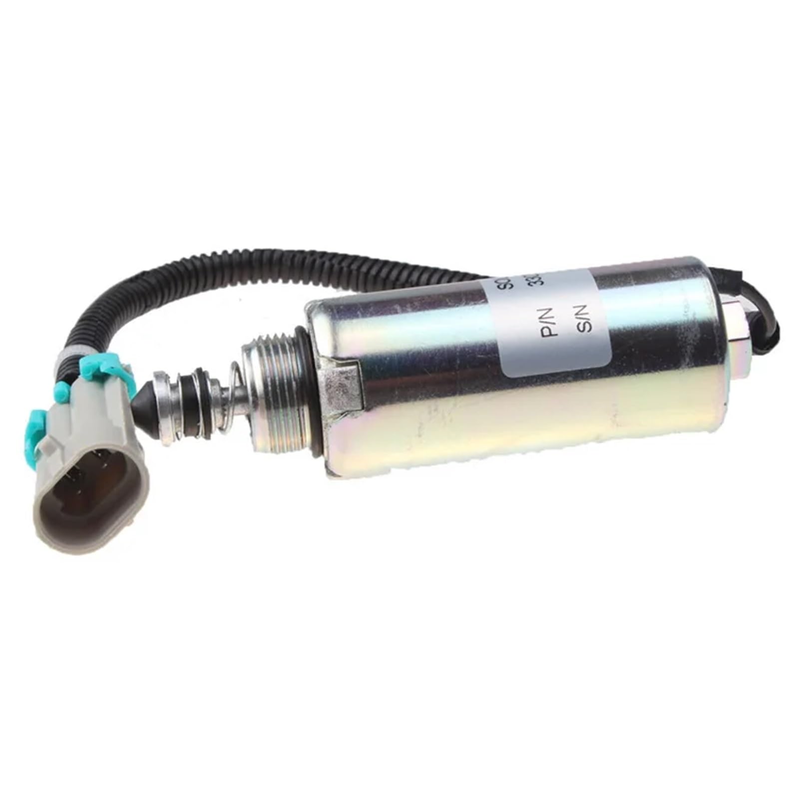 Solenoide de corte de combustible Solenoide de cierre de combustible con válvula magnética 33072-2088, compatible con Chevy 6.5L DS Diesel (1994-2002)