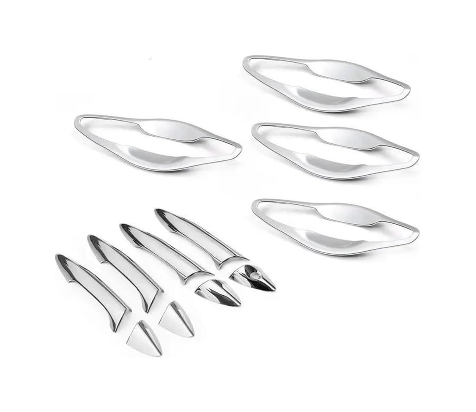 Hckclmbmzw 3 For Hyundai For Elantra 2011-2016 Protective Cover Door Handle Outer Bowls Trim Car Styling Stickers Door Handle Cover(3)
