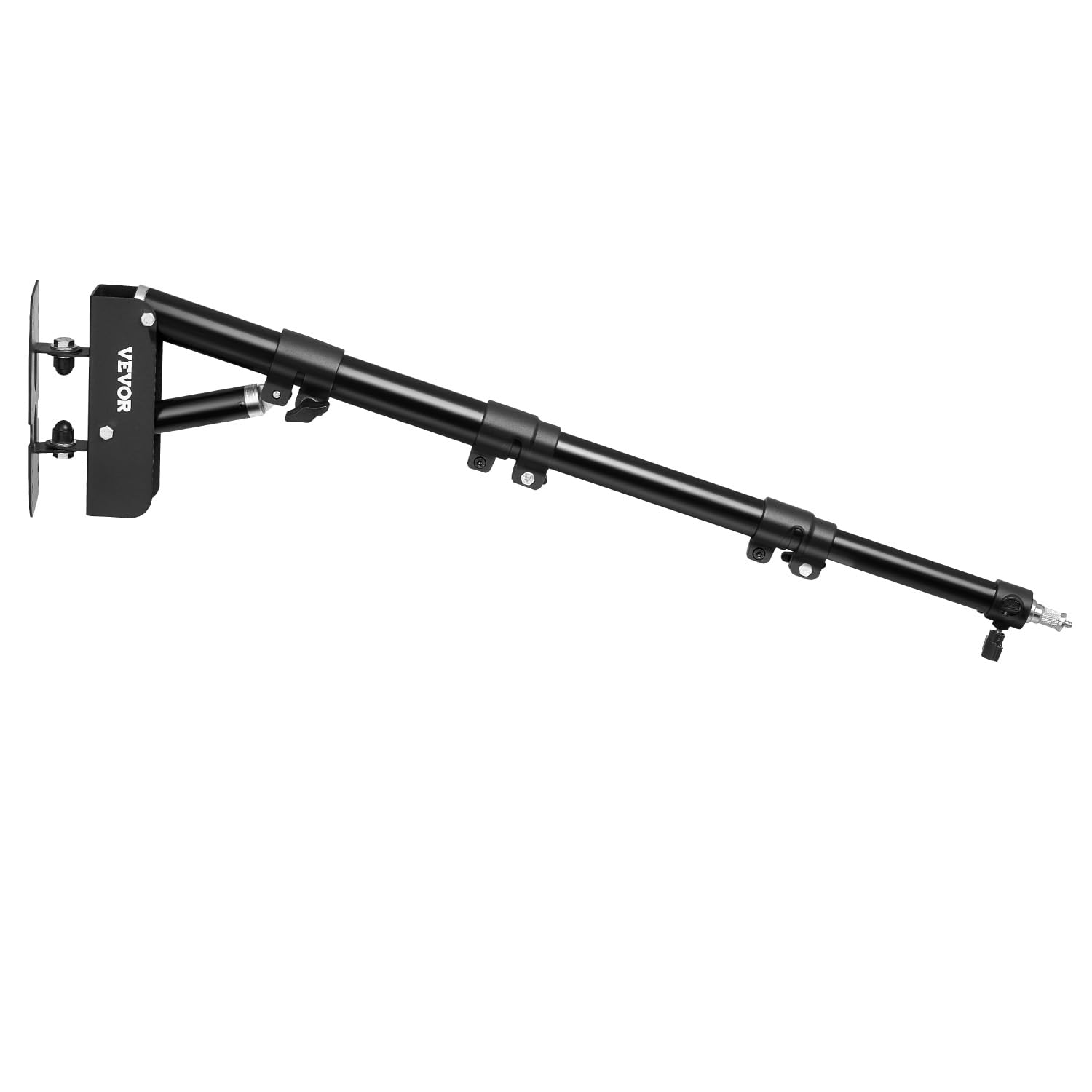 VEVOR Supporto a Parete per Luce ad Anello 100 cm Supporto per Braccio a Braccio Triangolare con Rotazione 180° Supporto a Parete per Impieghi Gravosi, per Luce Video da Studio, Monoluce, Fotografia