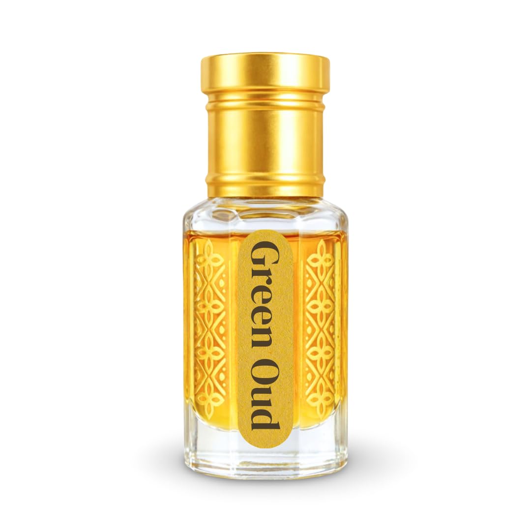 Mubarak Fragrance Green Oud Attar, Alcohol Free, Long Lasting, Unisex, Daily Wear and Wedding, Roll On Bottle, 6ml-image-12