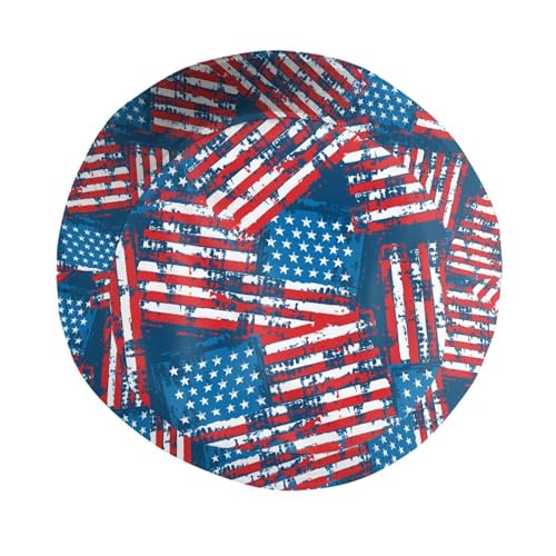 Image of Bucket Hat Painted American Flag Fisherman Hat for Women Men, Fashion USA Flag Patriotic Hat Summer Outdoor Beach Hat Packable Sun Cap
