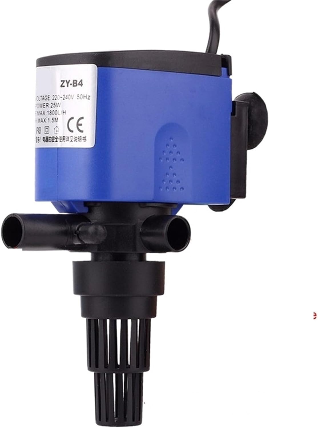 JOEBO Electric Submersible Pump Aquarium Filter Three-in-one Air Pump Submersible Aquarium Water Pump Filter Fish Tank Spray Water Circulation Internal Purifier Sump Pump (Color : ZY-B3 20W)