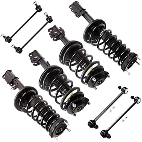 LSAILON Struts Shocks Complete Assembly Stabilizer Bar Link for 2007-2011 for Toyota Camry Cover