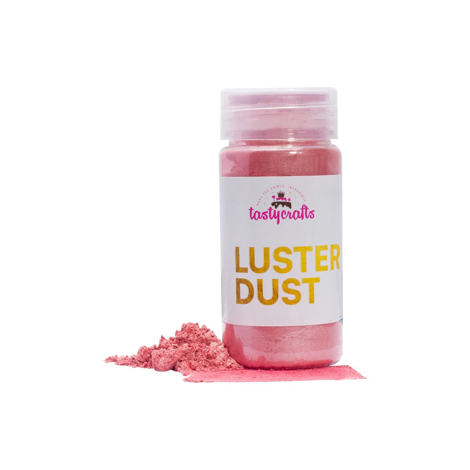 Tastycrafts Luster Dust, 25 GM | Pearl Dust | Sparkle Dust | Edible Decoration for Cake | Shimmer Dust | Glittering Shiner Dust | Cake Décor Items | for Painting on Cakes and Pastry – Rose Gold (B09XF9DYWC) Amazon Price History, Amazon Price Tracker