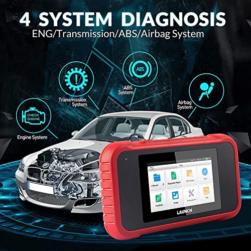 Launch Obd2 Scanner, 2023 Elite Crp129E Diagnostics Scan Tool, Abs/Srs/Tcm/Engine Code Reader, 8 Reset Service, Oil/Epb/Tpms/Sas/Bms/Throttle Reset, Injector Coding, Auto Vin,Lifetime Free Update #TOP1