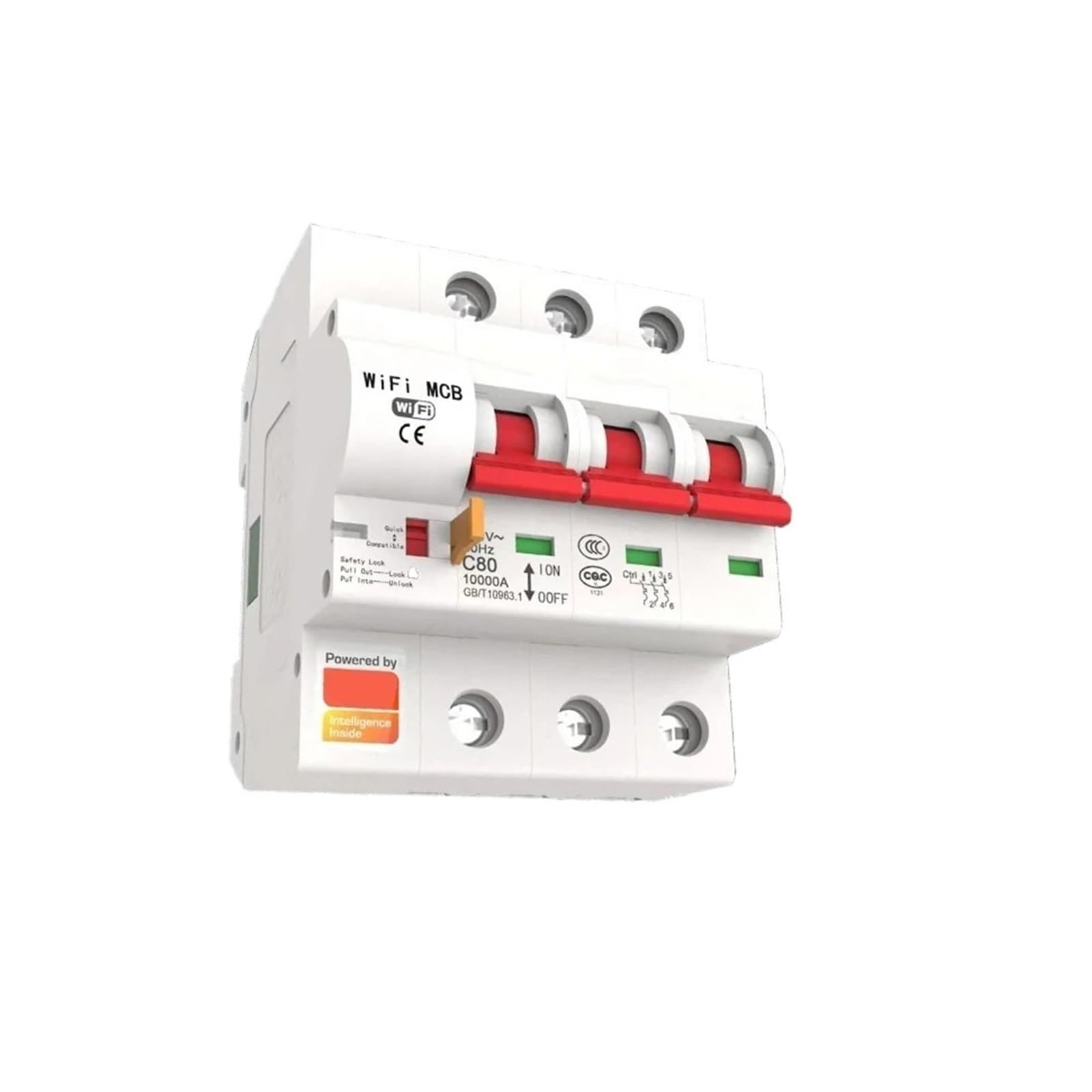 TYEXCZARF Circuit Breaker 125A 1P/2P/3P/4P Circuit Breaker Automatic Switch Overload Short Circuit Protection(3P 125A)