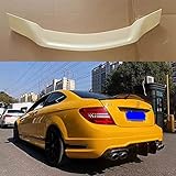 ★Rear Wing Perfect fit:This Car Trunk Spoiler is fit for Mercedes Benz W204 Spoiler 2008-2014 According to the original car model measurement design, perfectly fit your car.