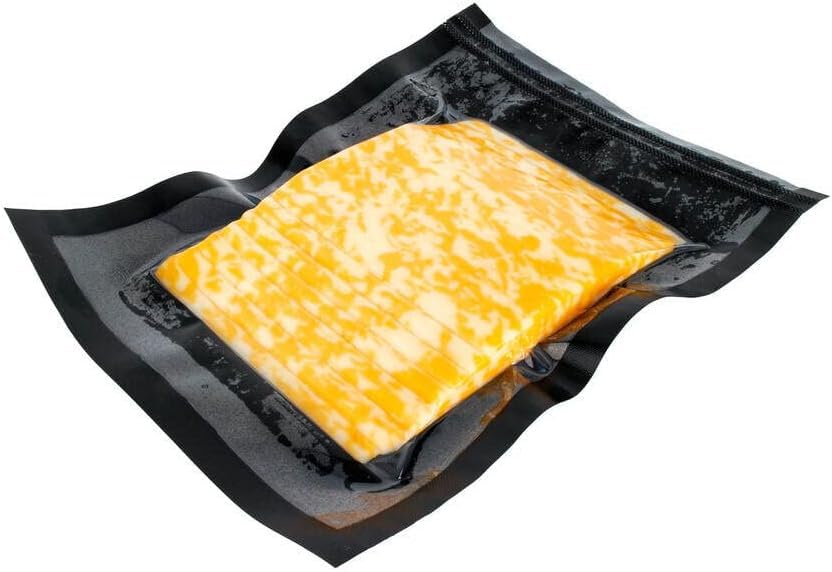 VacMaster Chamber Machine Pouches, Heavy Duty Pre-Cut Chamber Vacuum Sealer bags, 3 MIL Black and Clear, BPA Free, 250 Chamber Vacuum Sealer Bags Per Case (6