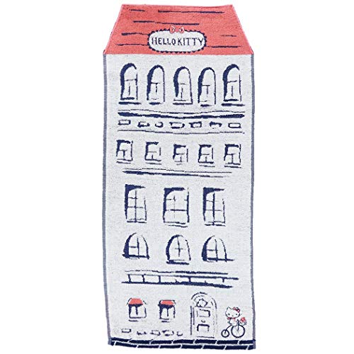 丸眞 フェイスタオル サンリオ ハローキティ 34×80cm マイタウンN 綿100% 3005047200