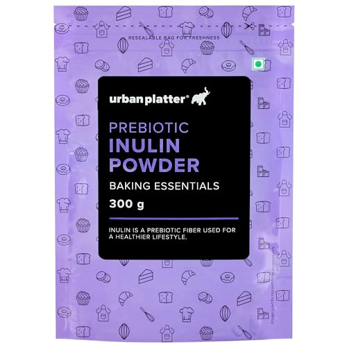 Urban Platter Inulin Powder 300g [Fructo Oligo Saccharides Prebiotic & Rich in Fiber FOS]