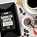 BROOKLYN COFFEE Whole Bean, French Dark Roast (5lb) Silky Smooth, Bold, Balanced - Fresh Bulk Coffee Beans Roasted Weekly in NYC