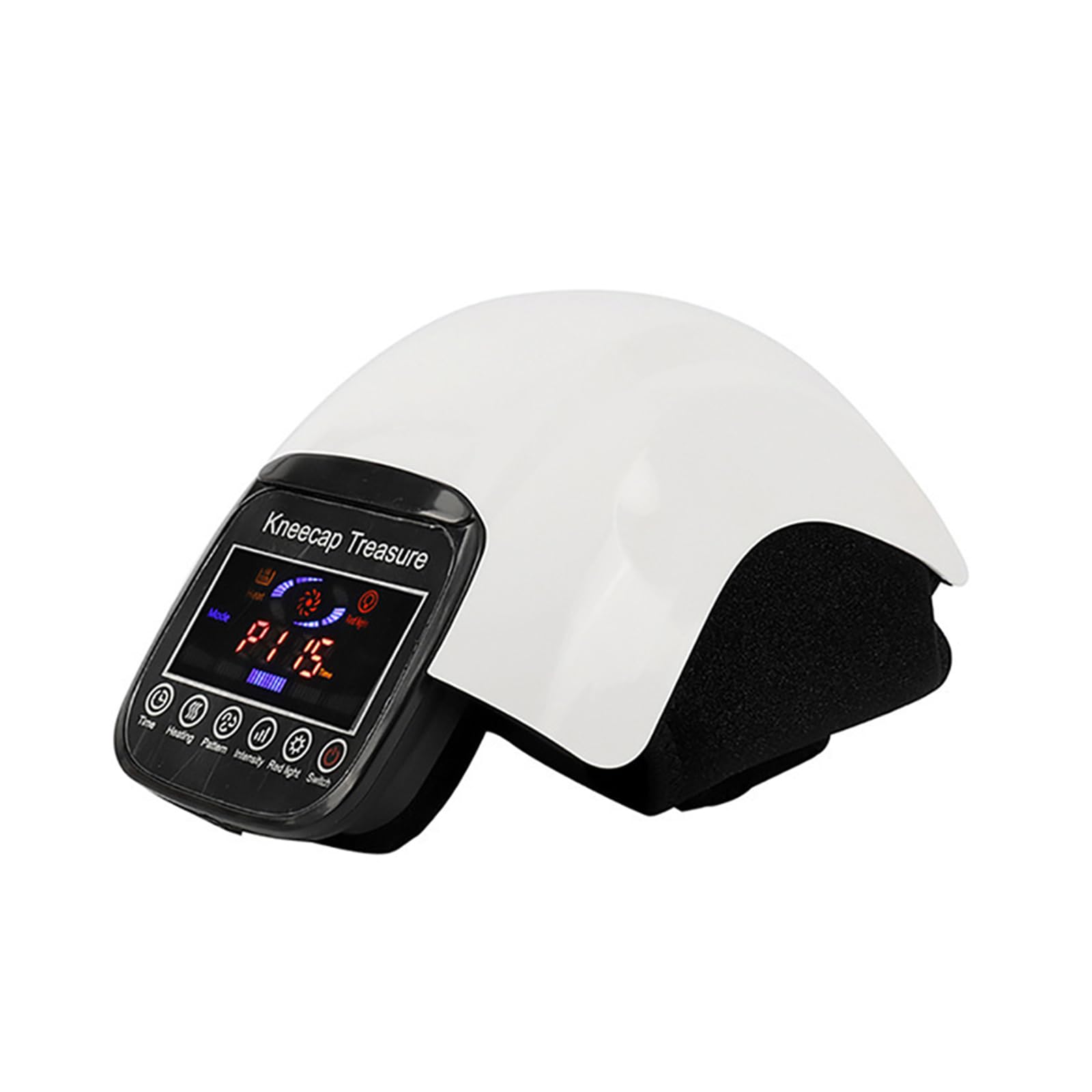 Masajeador de rodillas, terapia de luz infrarroja roja con impulso de calor, masajeador de rodillas, para aliviar las articulaciones rígidas hinchadas, estiramiento de ligamentos, deportes y lesiones