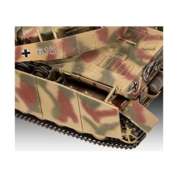 Revell RV03333 3333 Panzer IV AUSF. H originalgetreuer Modellbausatz für Experten, unlackiert – Bild 6