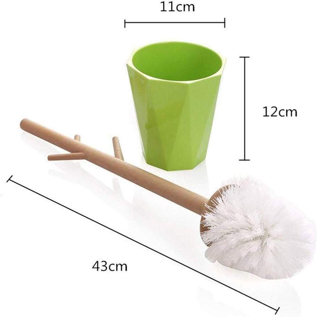 Creative WC Bürstenhalter Set, Toilettenbürste Reinigungsbürste mit Sitz, Kunststoff Badezimmer WC Toilettenbürste