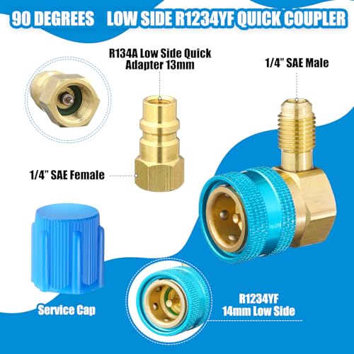 Adaptador R1234yf a R134a para aire acondicionado de auto miniatura 2
