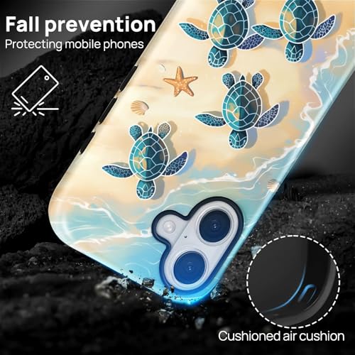 Coque PT 17 silicone liquide mat antichoc tortue de plage - 2