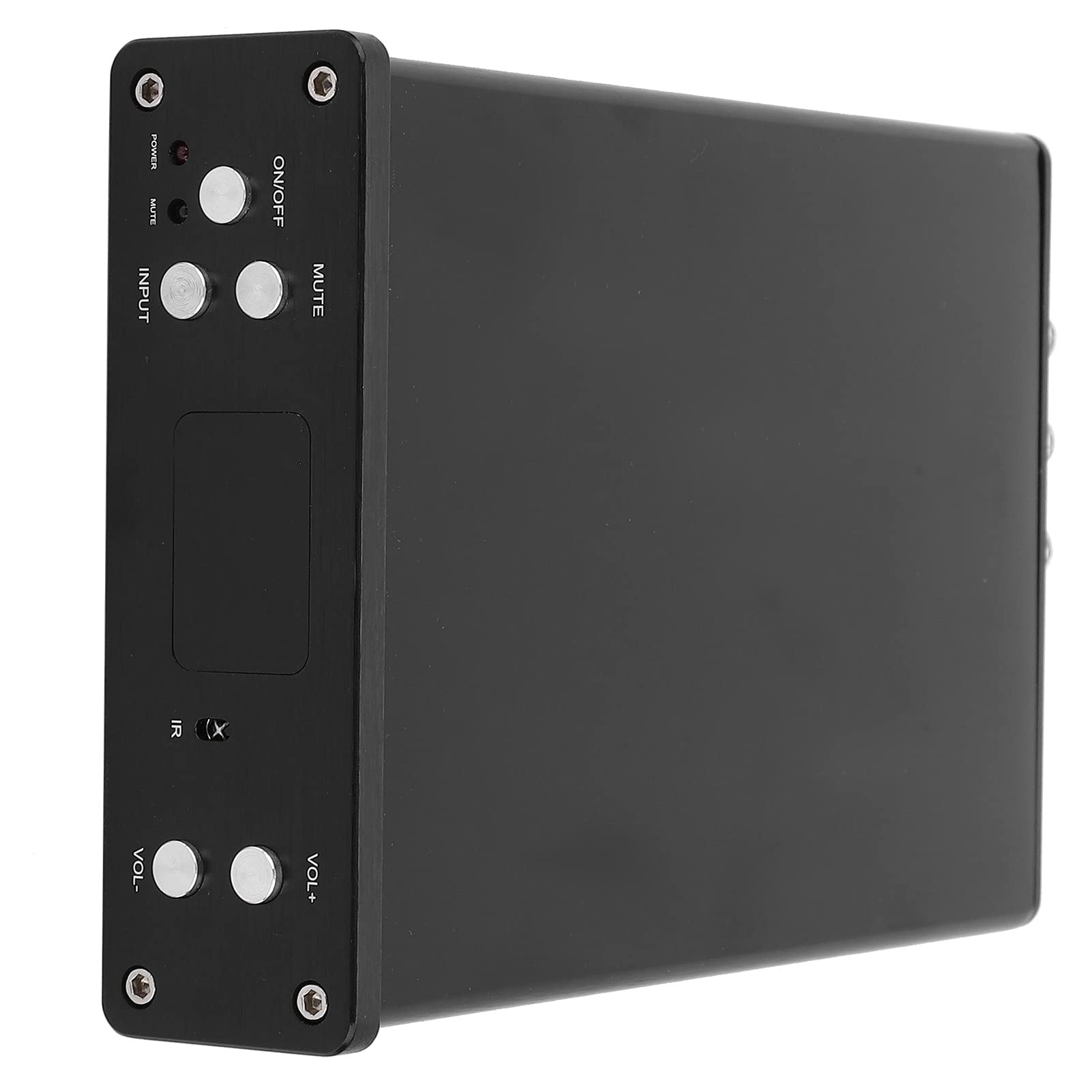 Oumefar Wzmacniacz Bluetooth 5.0 Dużej Mocy STA326 z Pilotem dla Entuzjastów Muzyki Kompaktowy Aluminiowy Wyświetlacz OLED 0,96"