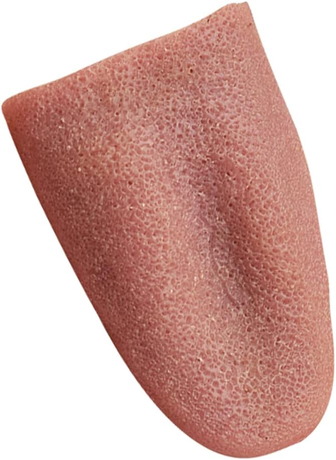 homeemoh Halloween Fake Tongue, Realistic Artificial Tongue Horrific Tongue Magicians Props April Fools Pranks Jokes,Complexion