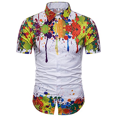 Polo homme peinture à l'huile pour rompre avec la monotonie des hauts