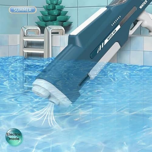 Brinquedo Arma d'água Elétrico Criança 1000ml Alta Pressão (AZUL)