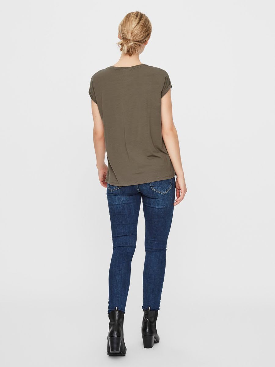 VERO MODA Damen Vmava Plain Ss Unterhemd