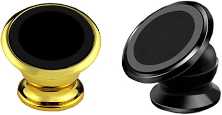 SXKJ Soporte magn?tico para Autos para tel?fono, Logotipo Ajustable y Ajustable de 360 Grados para autom?viles, Adecuado para Varios tama?os de tel?fonos m?viles, tabletas iPad, navegadores (Dorado) SXKJ Soporte magn?tico para Autos para tel?fono, Logotipo Ajustable y Ajustable de 360 Grados para autom?viles, Adecuado para Varios tama?os de tel?fonos m?viles, tabletas iPad, navegadores (Dorado)