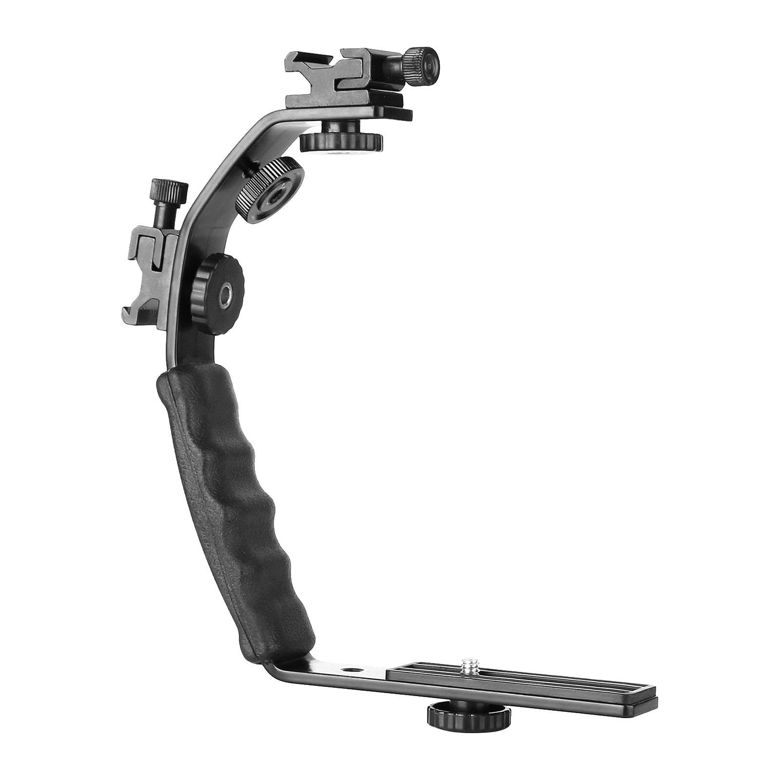 CALANDIS™ Camera Bracket Mount Padded Hand Grip for Photo Studio DSLR Camera Camcorder | Flash Adapters | Flashes & Flash Accessories-image-8