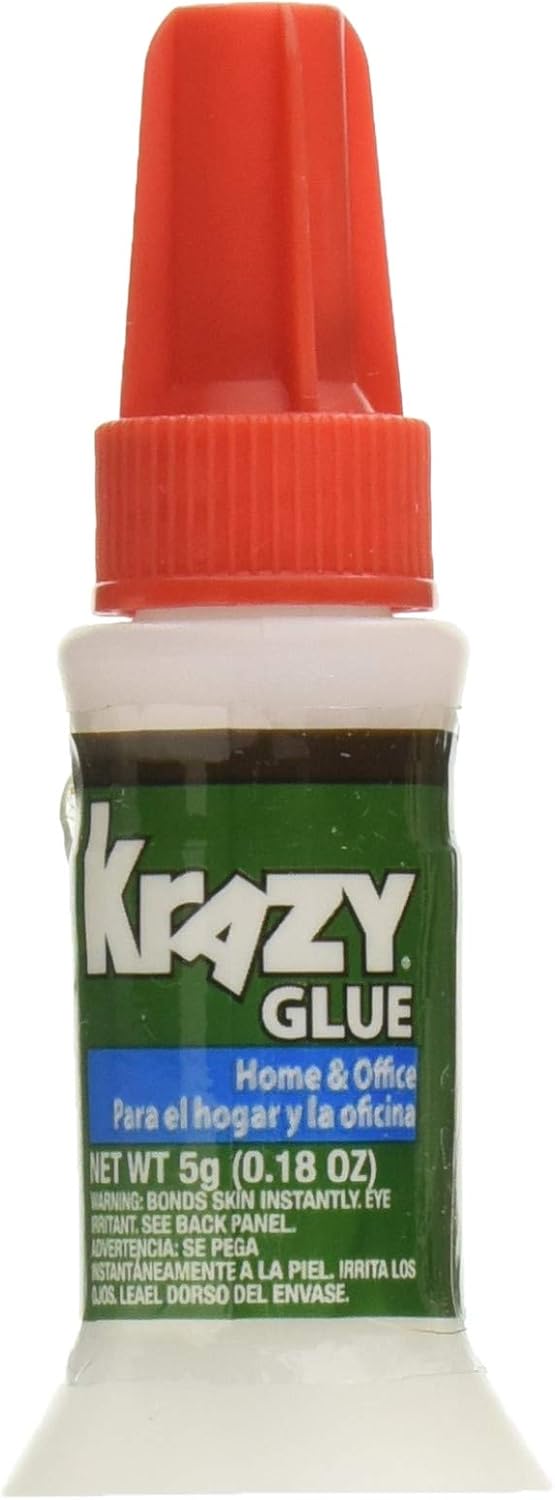 Krazy Glue Home and Office BrushOn Glue, 0.18 oz (Pack of