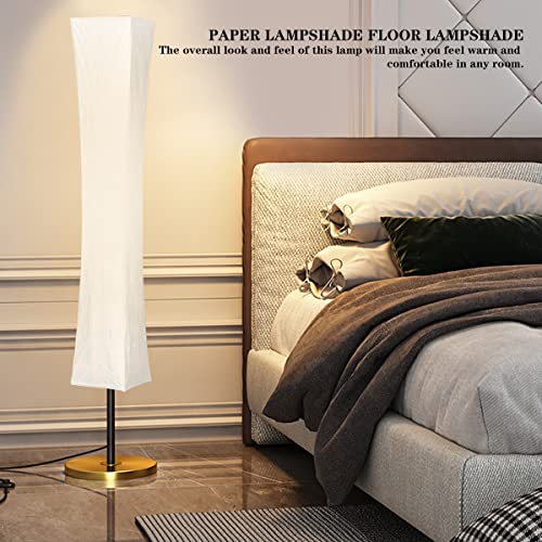Fercaish Modern Floor Lamp Lamp Shade, Foldable And Minimalist Style Lamps - Durable Dupont Paper Lampshade For Office, Kids Room, Reading, Home Decor(Square) #TOP5