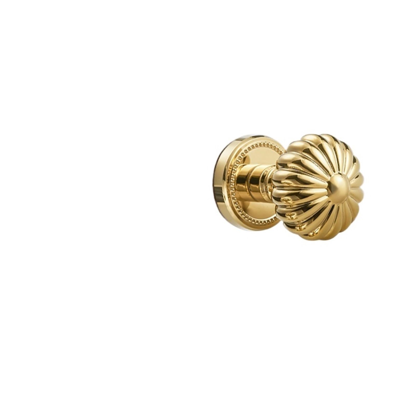 Zonshjdkr One Color Invisible Door Lock Indoor Single-Sided Zinc Alloy Light Luxury French Bedroom Wooden Bathroom(E Golden Single Sided)