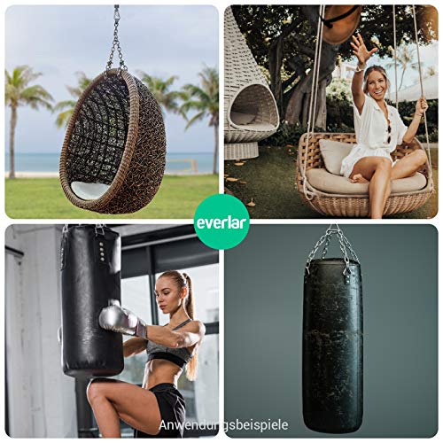 Everlar® Sedia sospesa Set di Molle i Made in EU i...